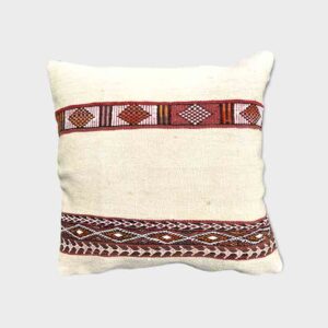 Puder vintage Kelim MONTAGNE 50x50 Motiv 1